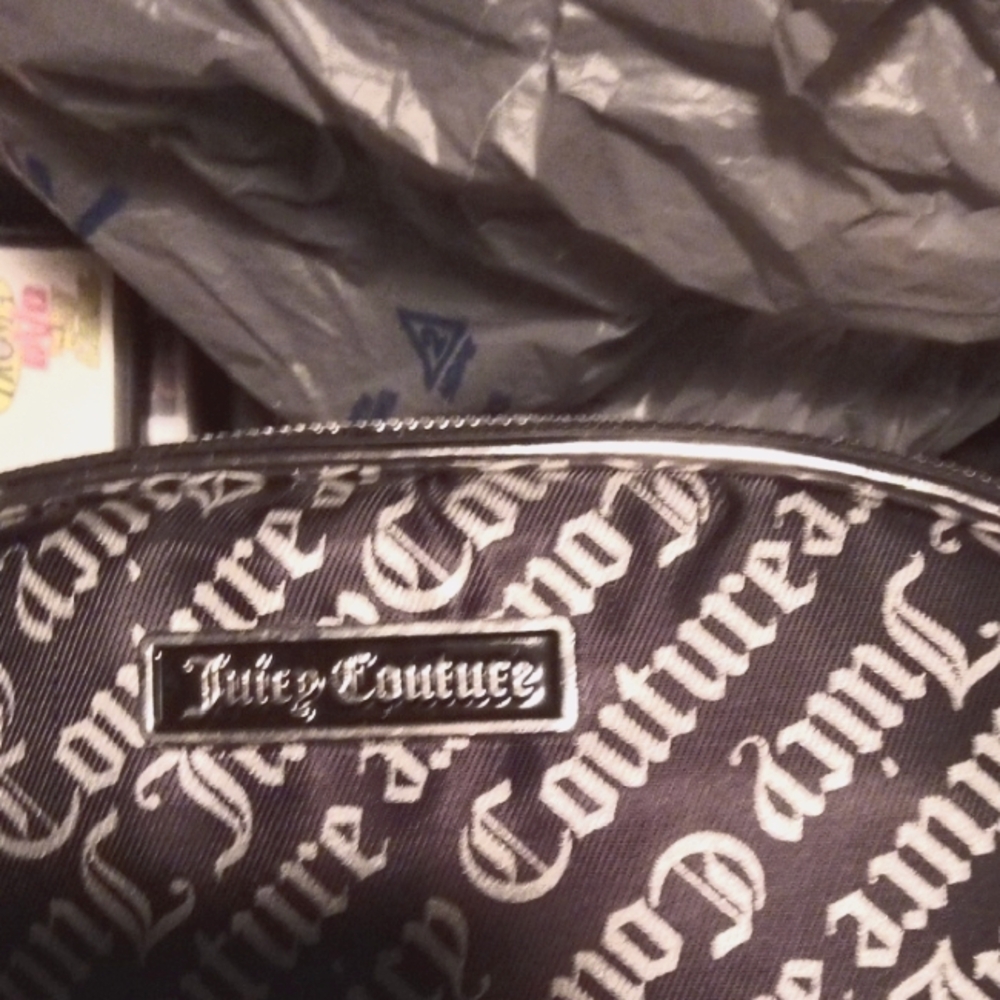 Juicy Couture Black and White Logo Bag